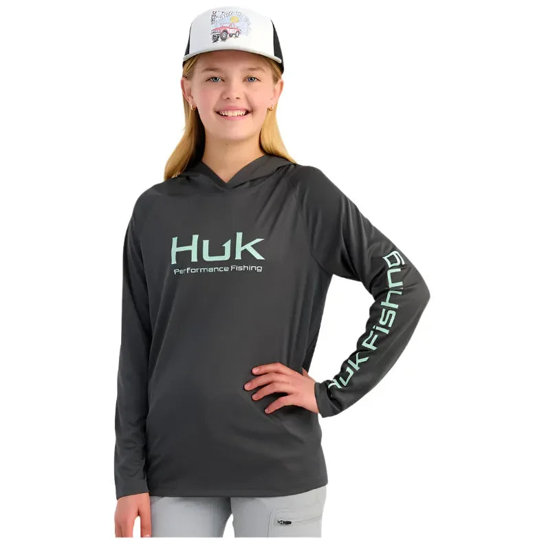 Girl's Huk Pursuit Performance Hoodie H7120127-013 - Crazy House Western Wear
