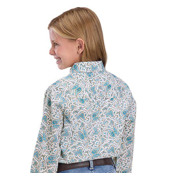 Girl's Long Sleeve Performance All Over Print Shirt 03-080-0064-0474