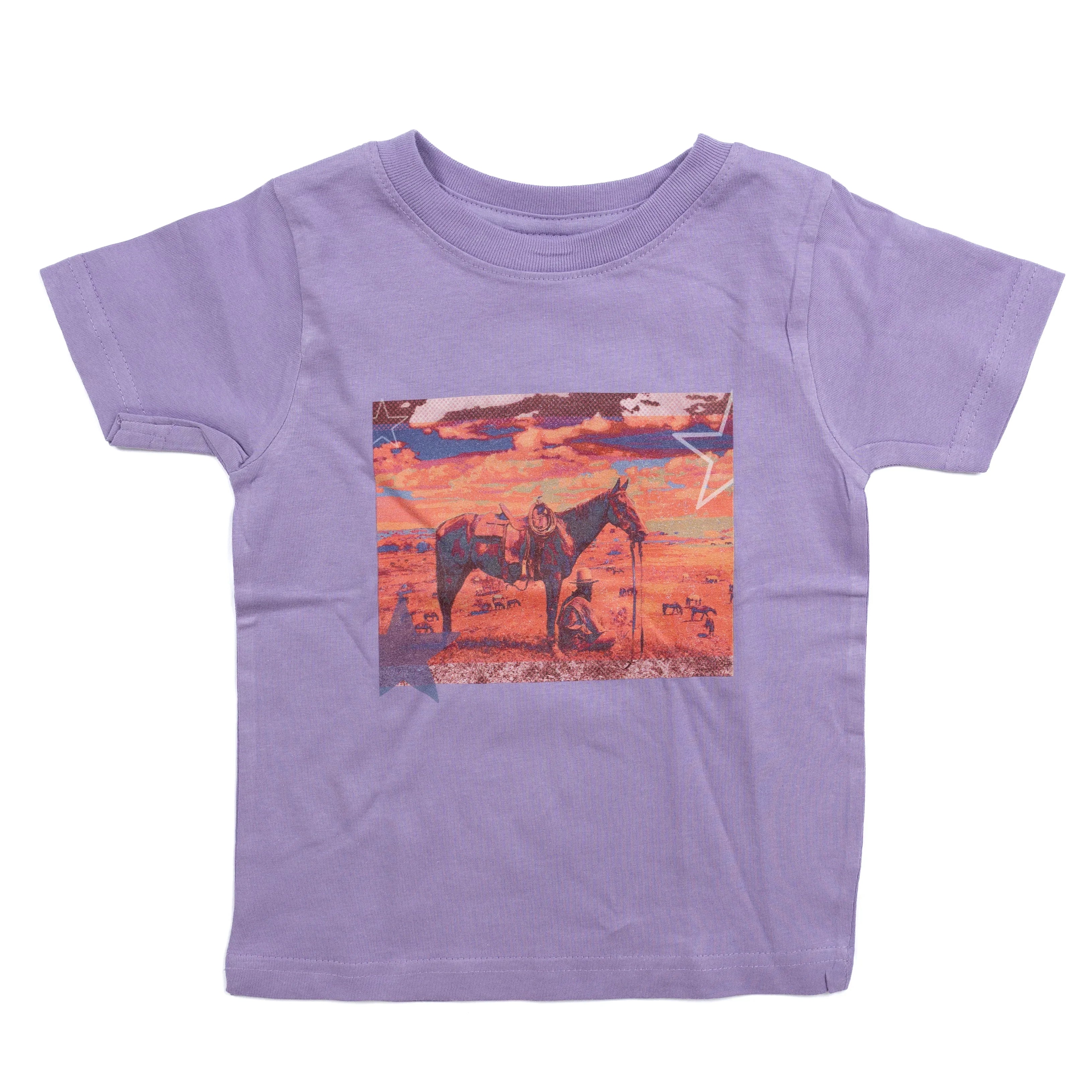 Girl's Purple "My Pony & Me" Short Sleeve T-shirt