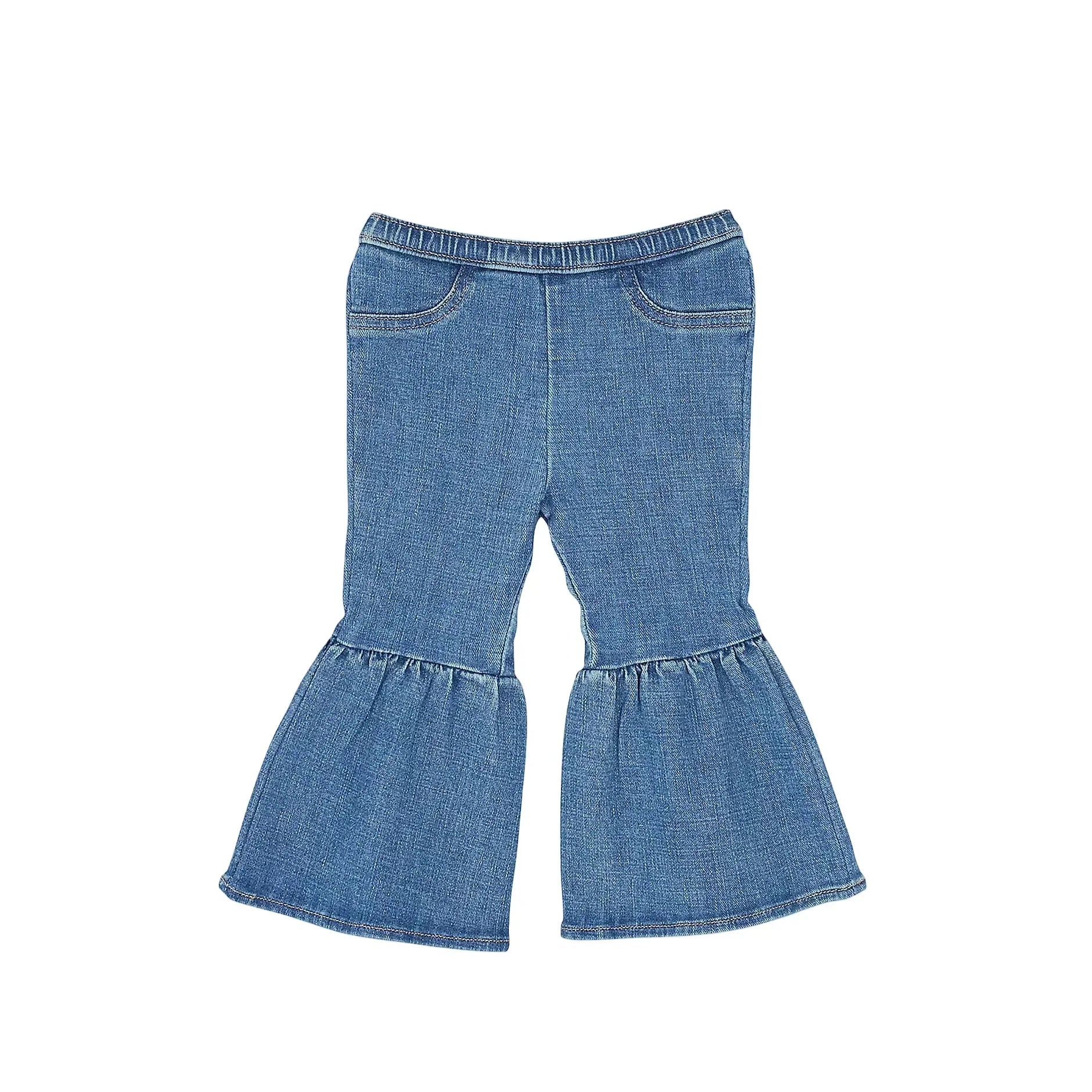 Girl's Wrangler Ruffle Leg Flare Jean 112367531