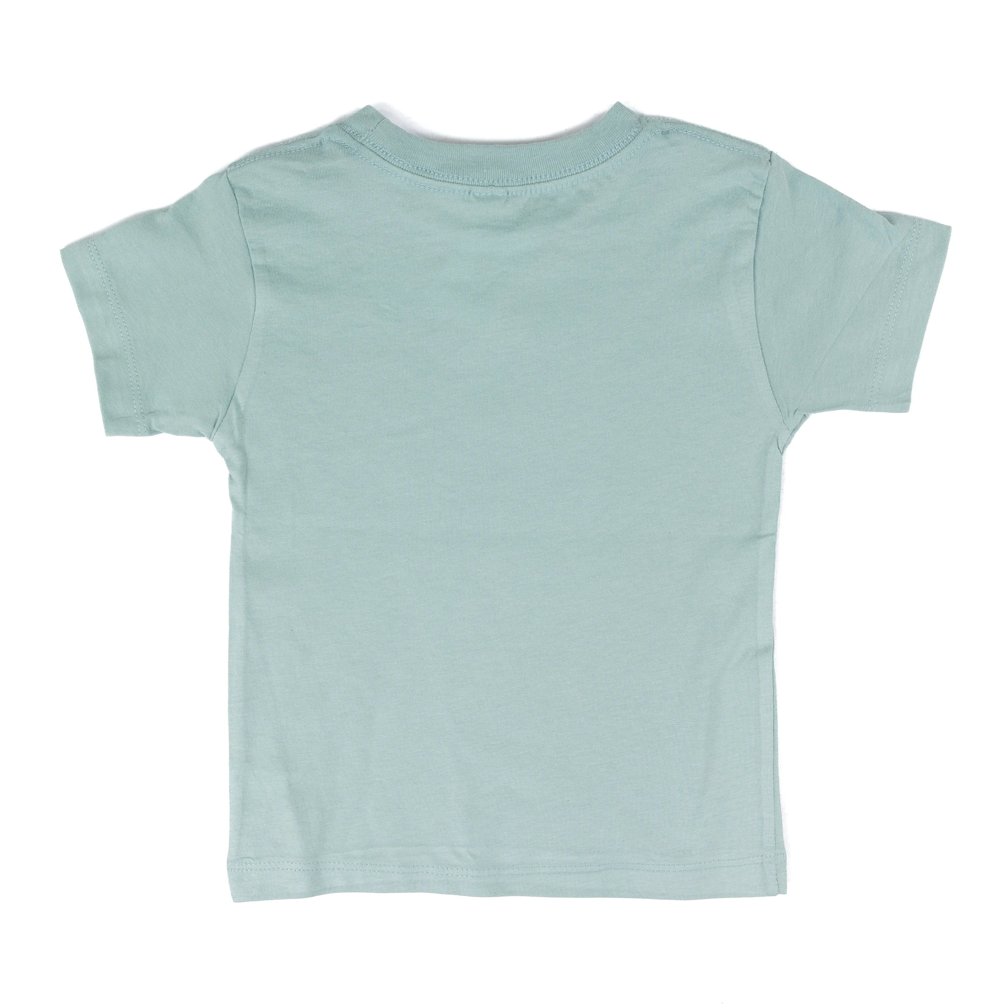 Girl's Youth Dusty Blue Crazy House World Tour Graphic T-shirt