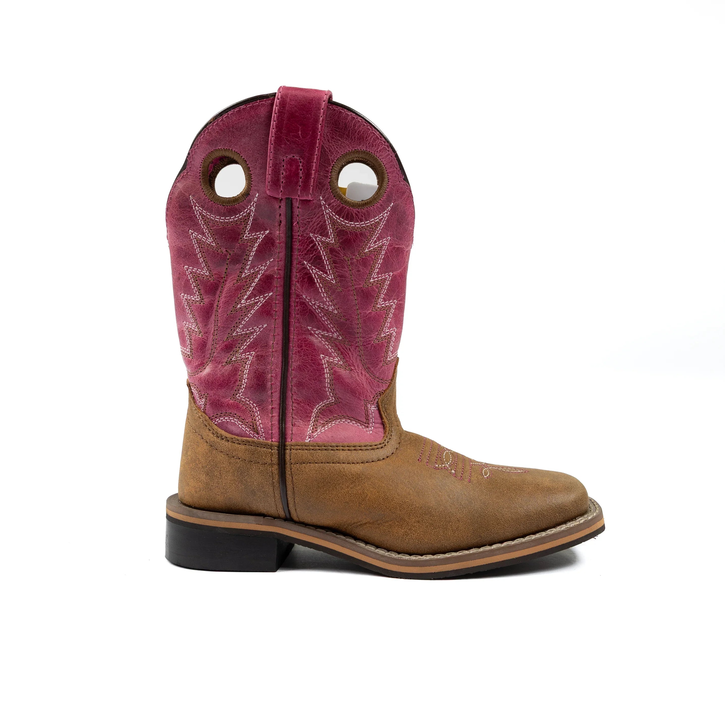 Girl's Youth Smoky Mountain Pink Western Boots
