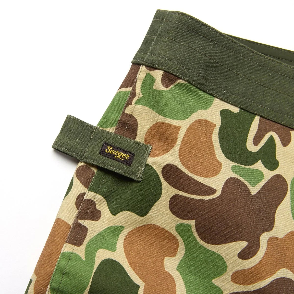 Men's Seager Boardshort Duck Camo Goldmine Trunks - Crazy House Western Wear