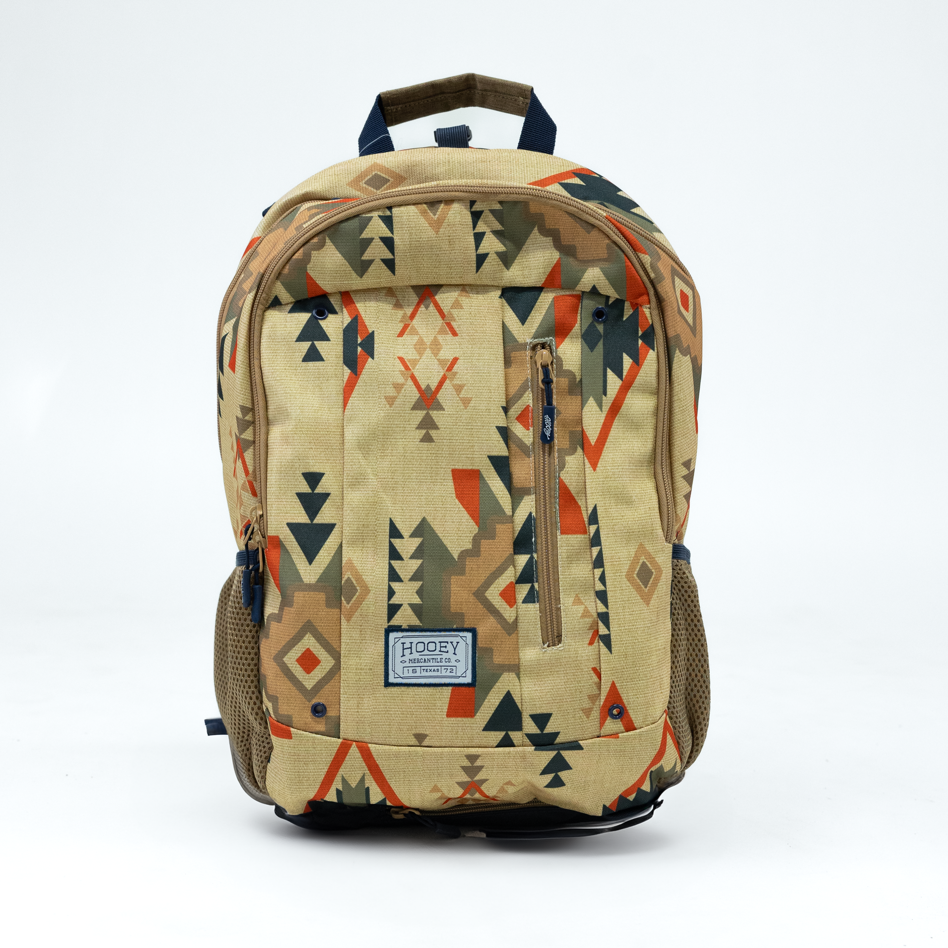 Boy's Hooey Tan and Multicolor Color Aztec Backpack BP072TNAZ - Crazy House Western Wear