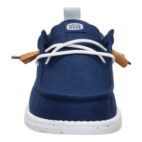 Men's Hey Dude Navy Blazer Wallt Craft Linen Casual Shoes 43086-4UX