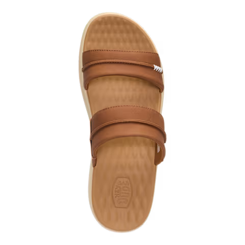 Men's Hey Dudes Cognac Austin Slide Classic Slip On Shoes 45256-21N