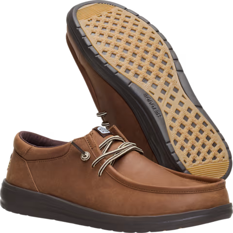 Men's Hey Dude Paul Full Grain Leather Casual Shoes 45157-2LU