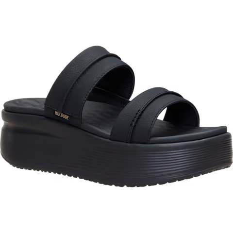 Women's Hey Dudes Black Austin Slid Classic Sandals 45256-001