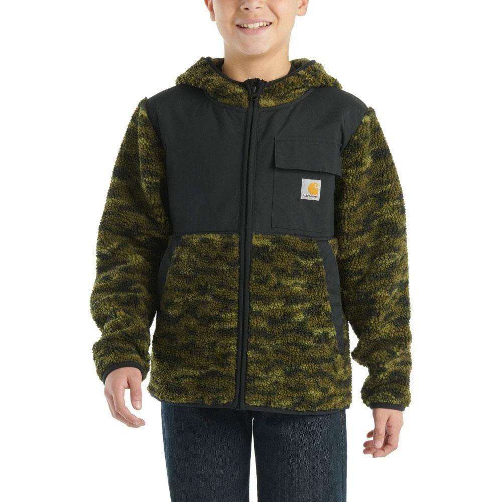 Boy's Carhartt Full-Zip Sherpa Jacket CP8585-CR29 - Crazy House Western Wear