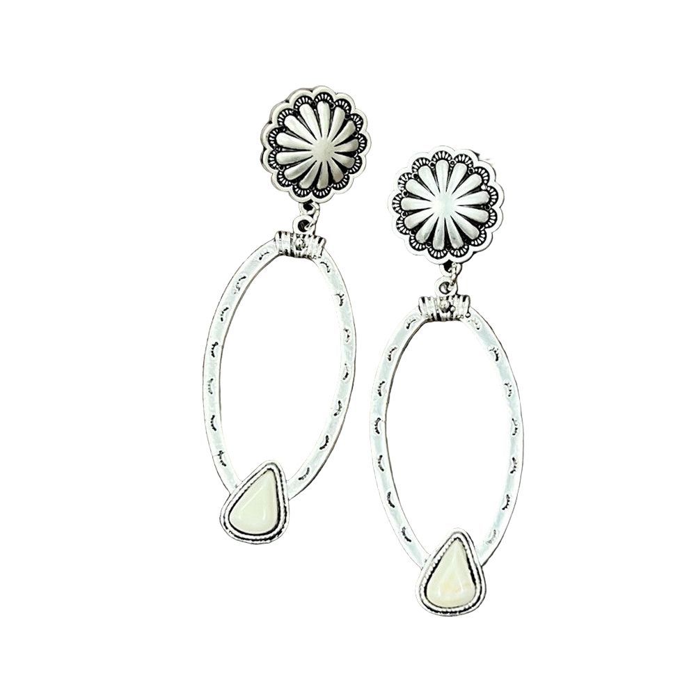 Isac Aztec Turquoise Earrings 723184