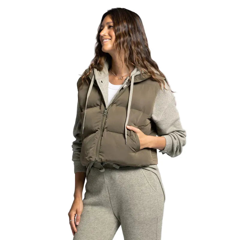 Women's Thread and Supply Issey Puffer Vest J2691PPGTS