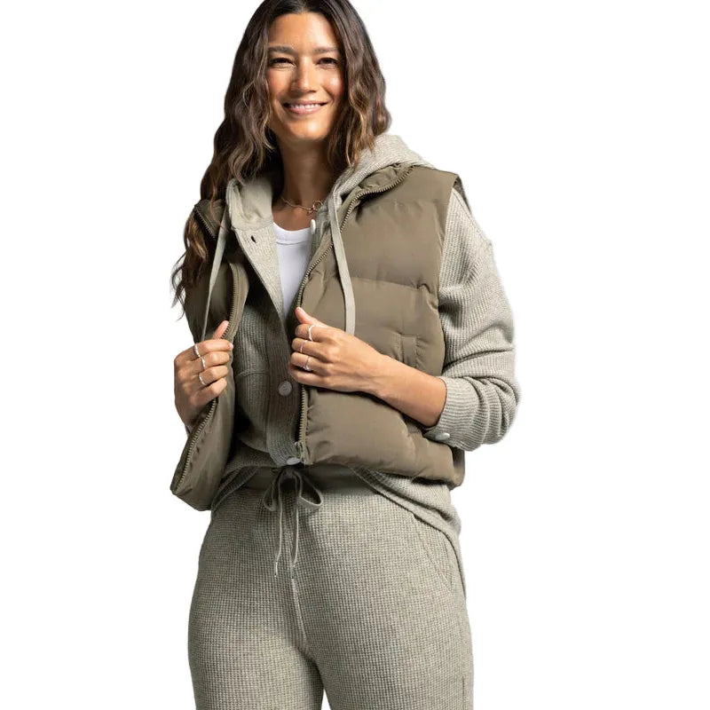 Women's Thread and Supply Issey Puffer Vest J2691PPGTS