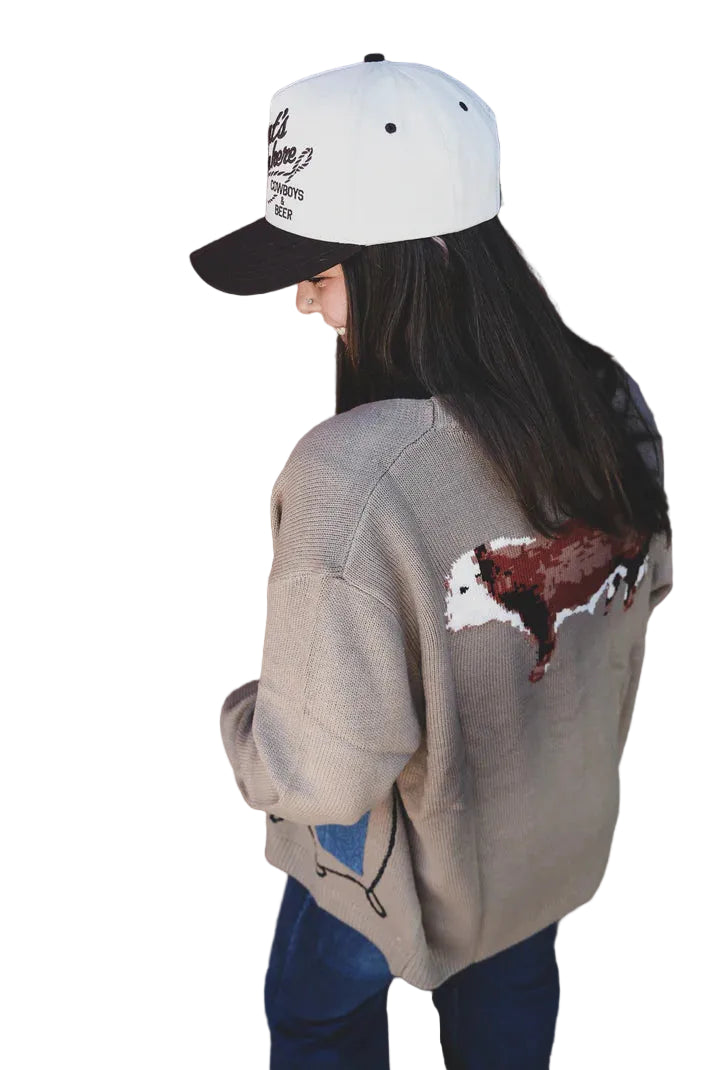 Women's TwoFly Cattle Babe Cardigan Sweater