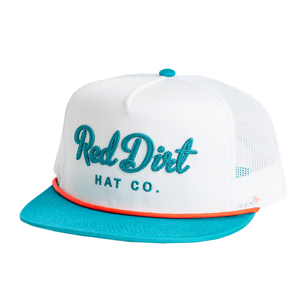 Women's Red Dirt Hat Co Teal/white Cap RDHC-512 - Crazy House Western Wear