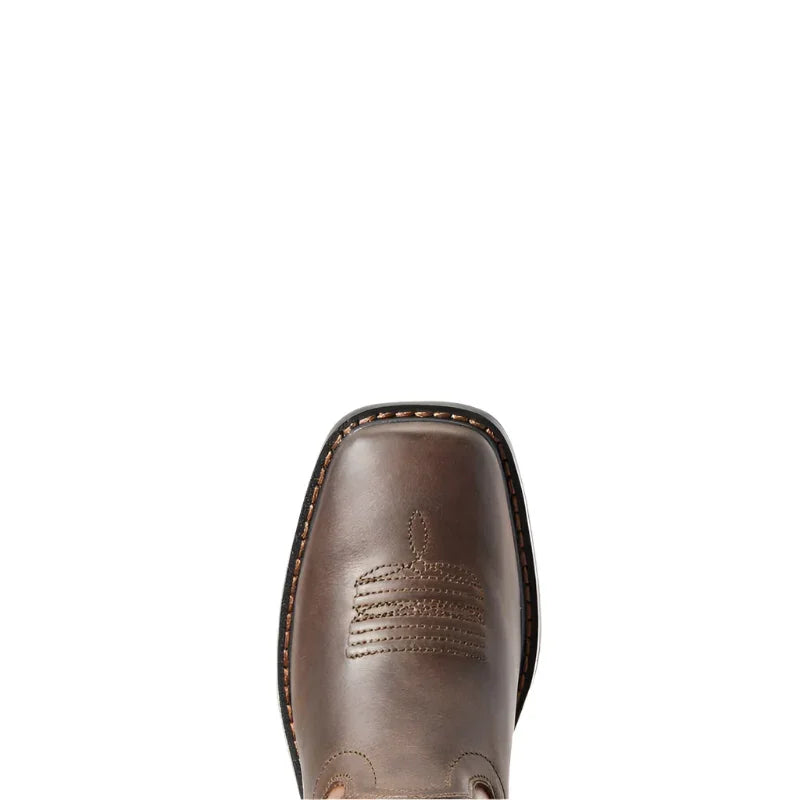 Kid's Ariat Work Hog Wide Square Toe Boot 10007837 - Crazy House Western Wear