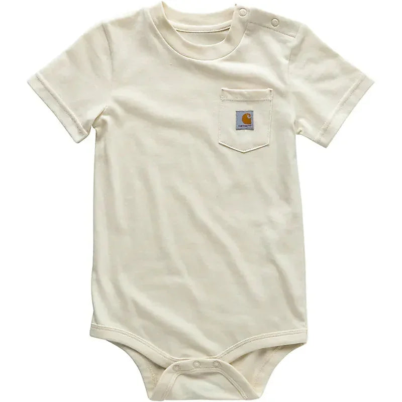 Kid's Carhartt Short Sleeve Pocket Body Suit CA5009-CP52 - Crazy House Western Wear