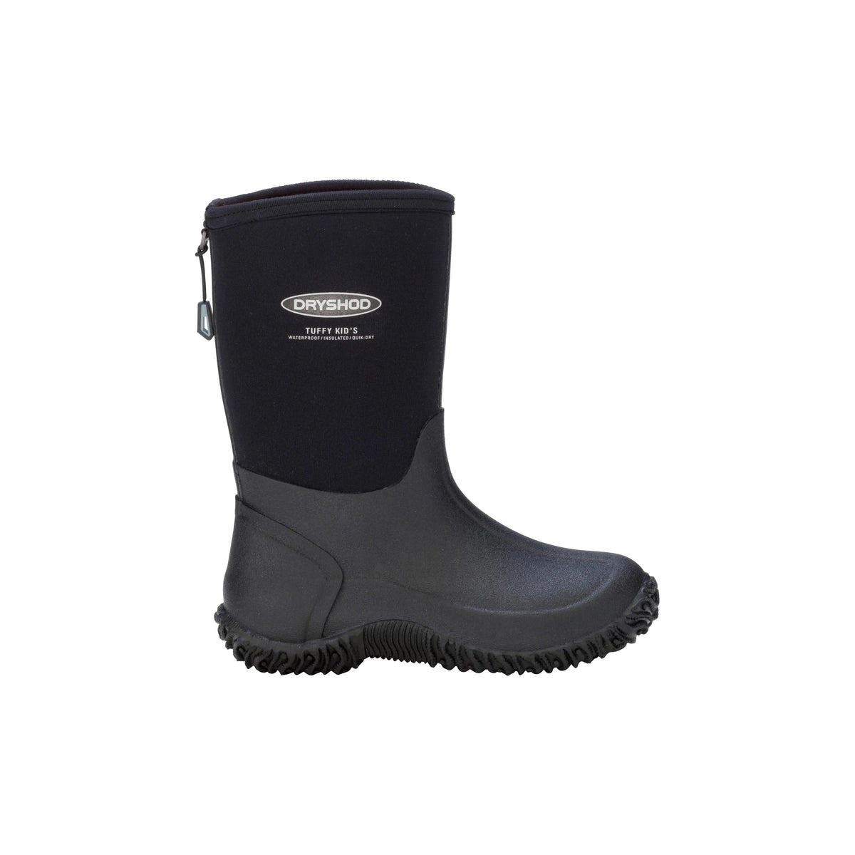 Kid's DryShod Tuffy Sport Boot TUF-KD-BK - Crazy House Western Wear