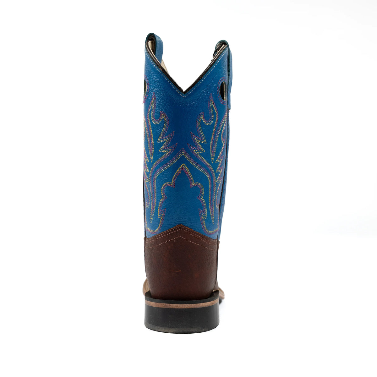 Kid's Old West Dark Brown Cowhide Boots BSC1840