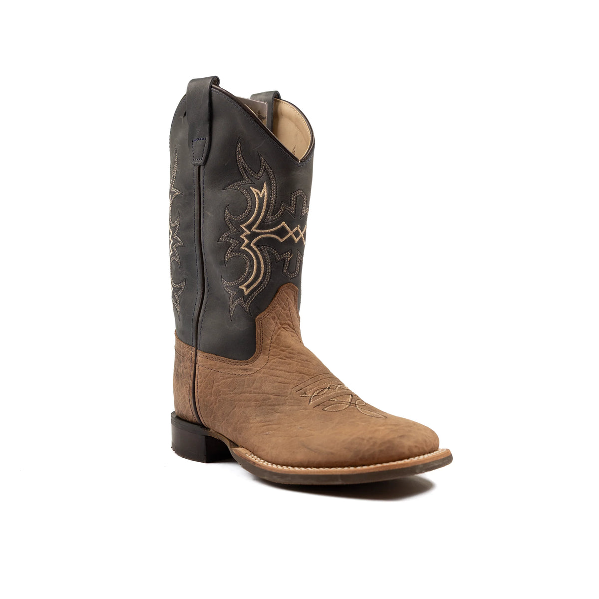 Kid's Old West Natural Cowhide Boot BSC1970