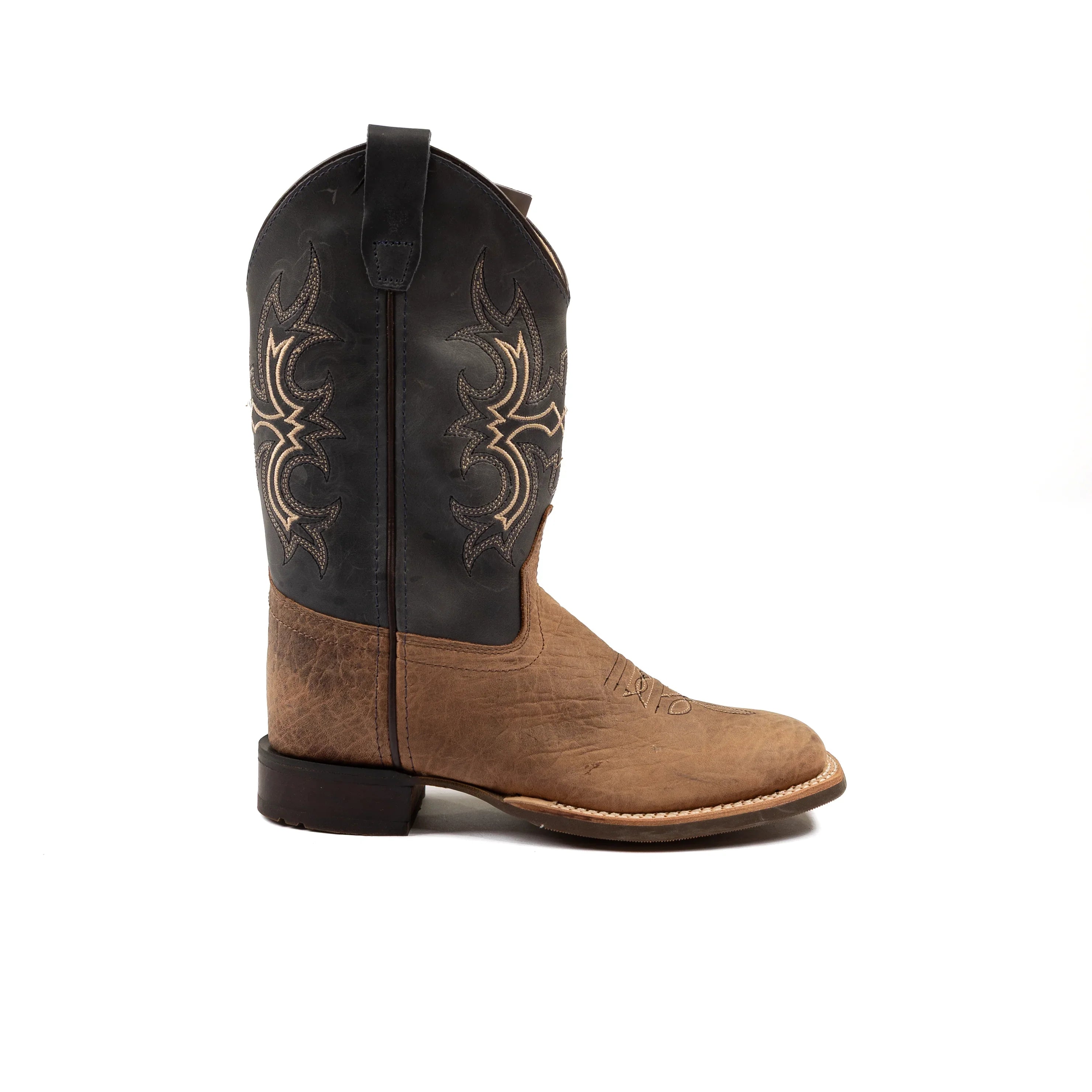 Kid's Old West Natural Cowhide Boot BSC1970