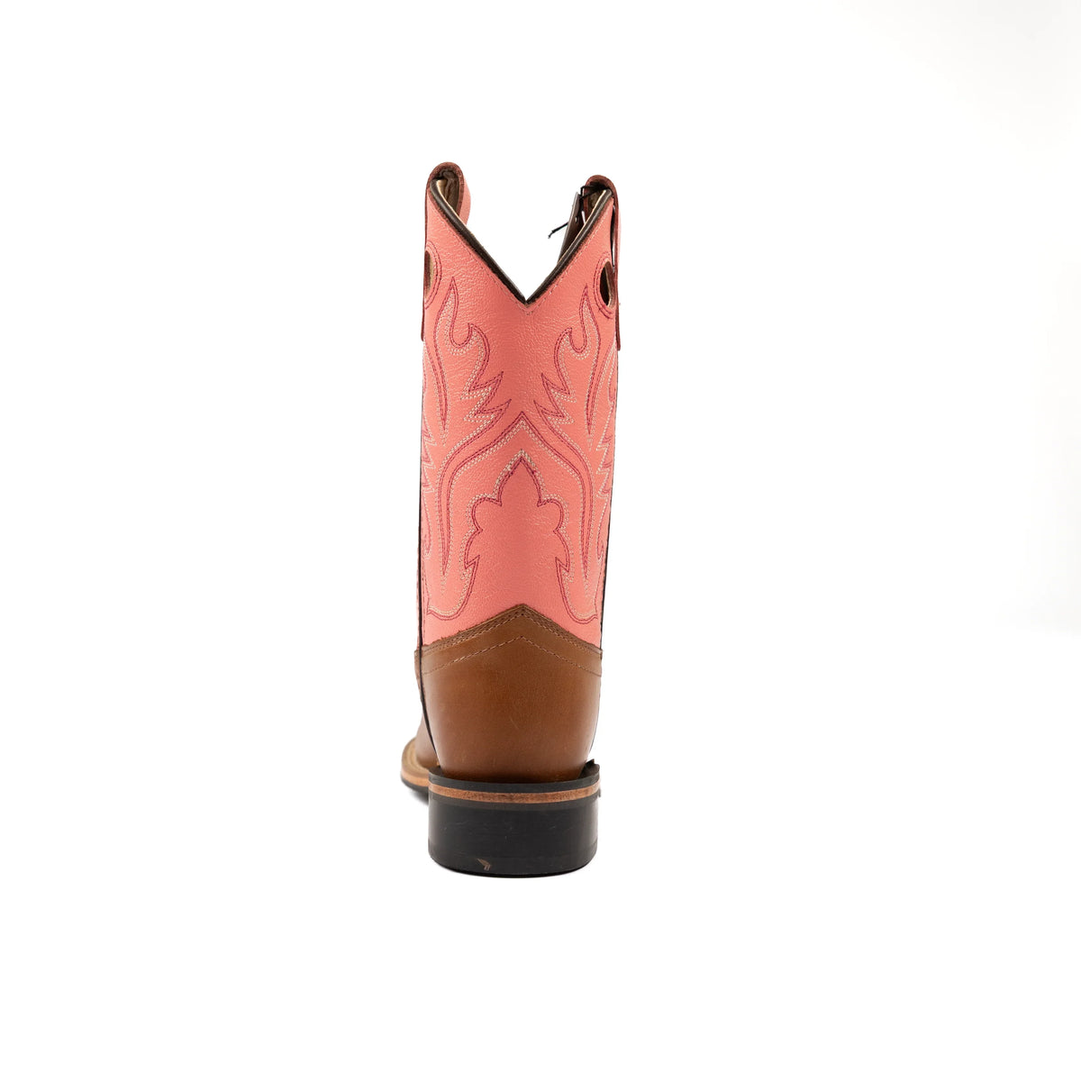 Kid's Old West Toddler Brown Cowhide Boots BSI1839