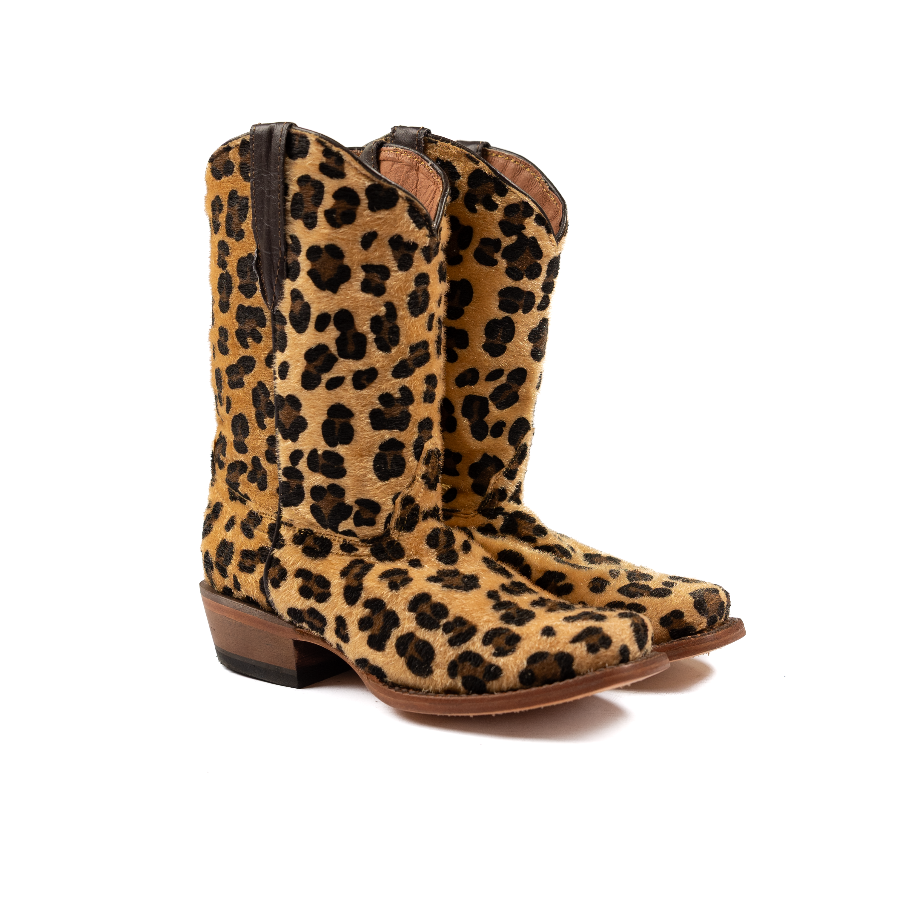 Kid's Tanner Mark Leopard Print Boots TMG205100