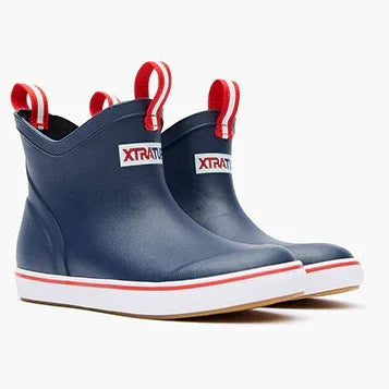 Kid's XTRATUF Navy Blue Ankle Deck Boot XKAB200