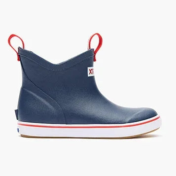 Kid's XTRATUF Navy Blue Ankle Deck Boot XKAB200