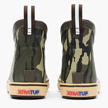 Kids' XTRATUF Mossy Oak® Bottomland Ankle Deck Boot XKABMOB