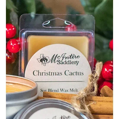 McIntire Saddlery Christmas Cactus Wax Melt