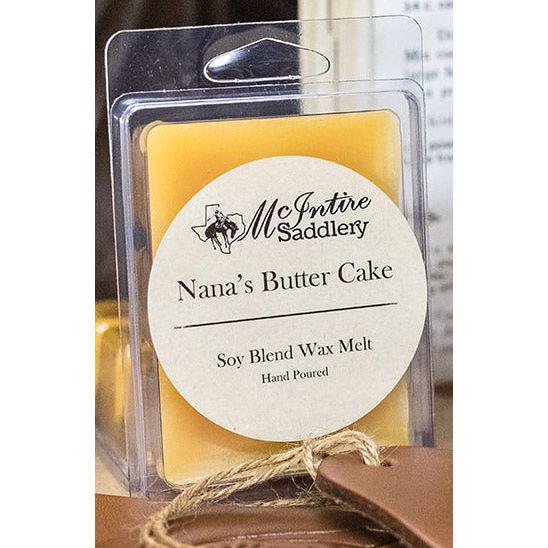 McIntire Saddlery Nana's Butter Cake Wax Melt