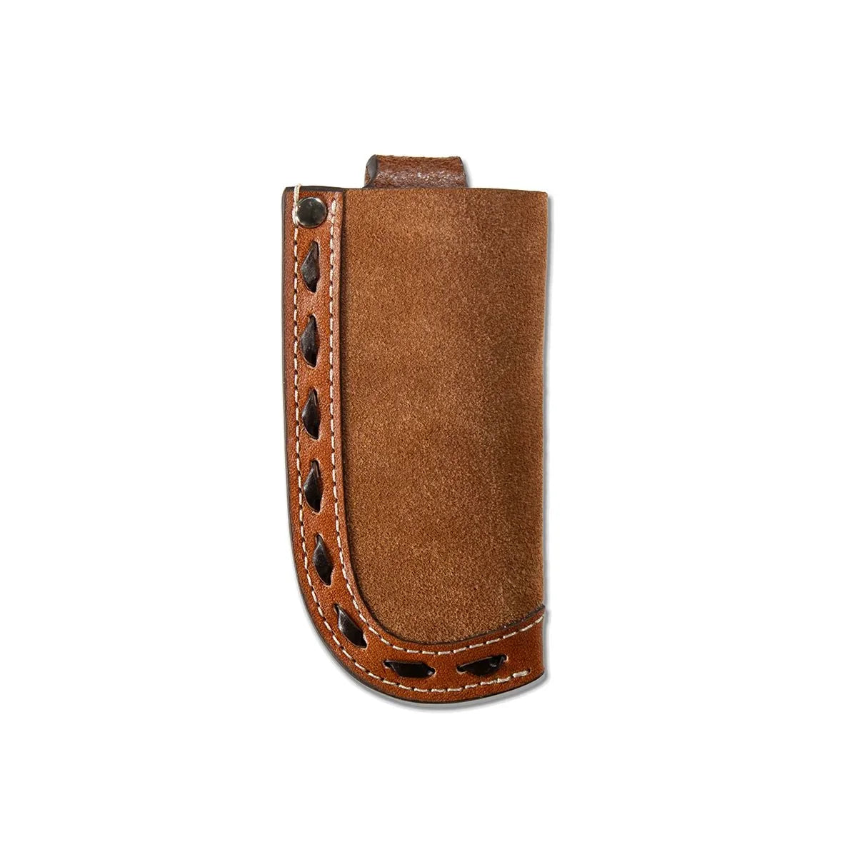 Men's 3D Brown Roughout Vertical Knife Sheath D8402902