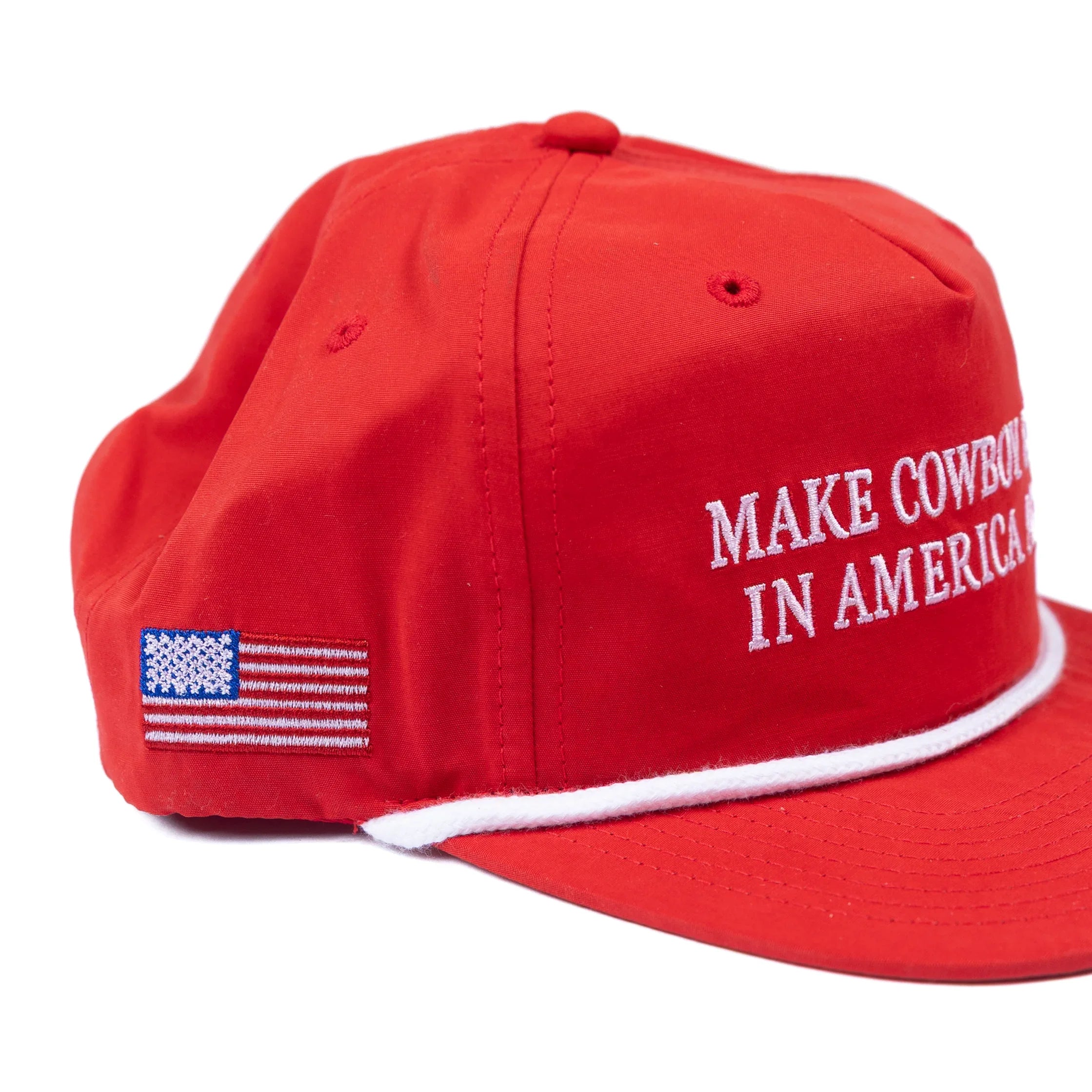 Men's Anderson Bean Red "Make Cowboy Boots In America Again" Cap