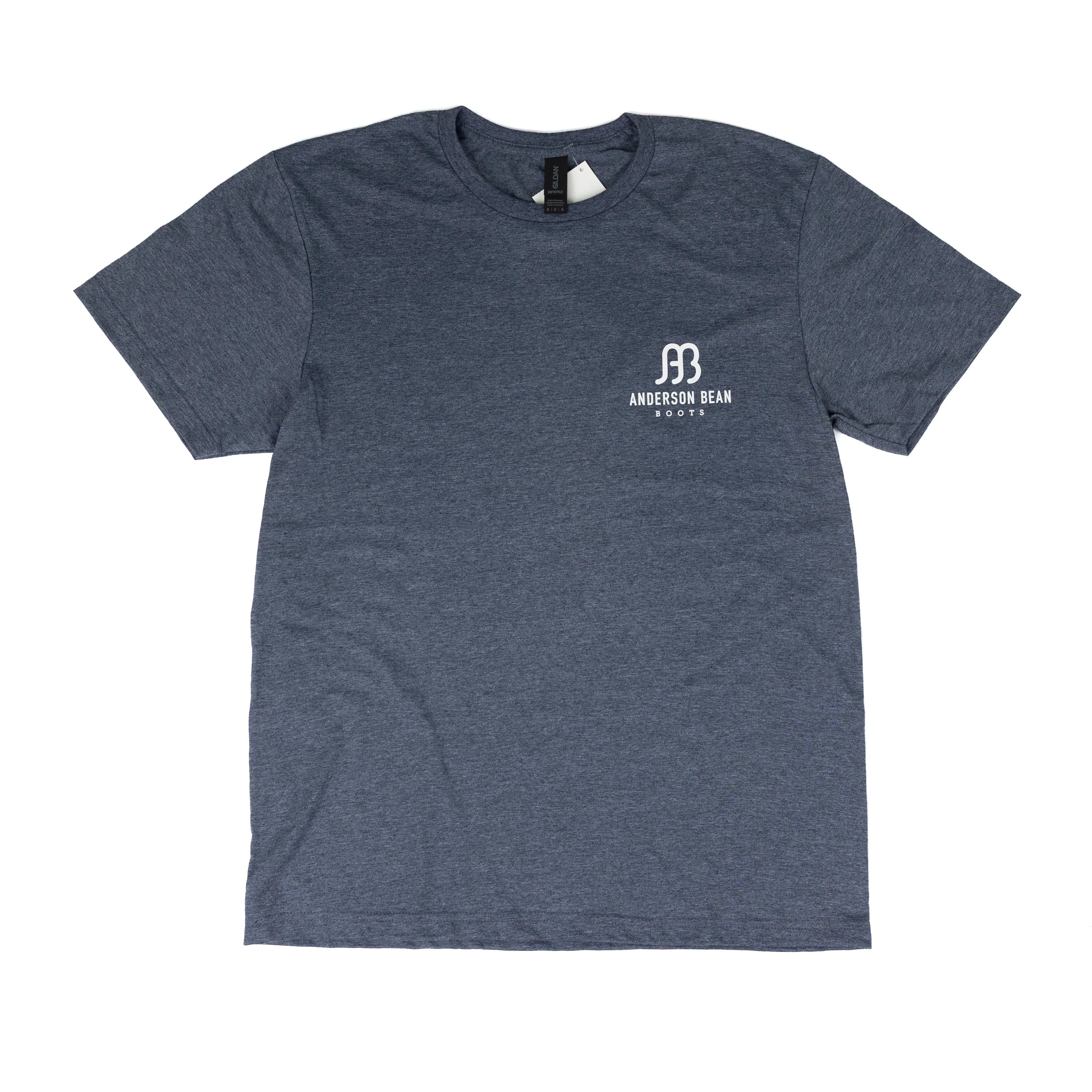 Men's Anderson Bean Short Sleeve Gray "No Cowboys in China" T-shirt