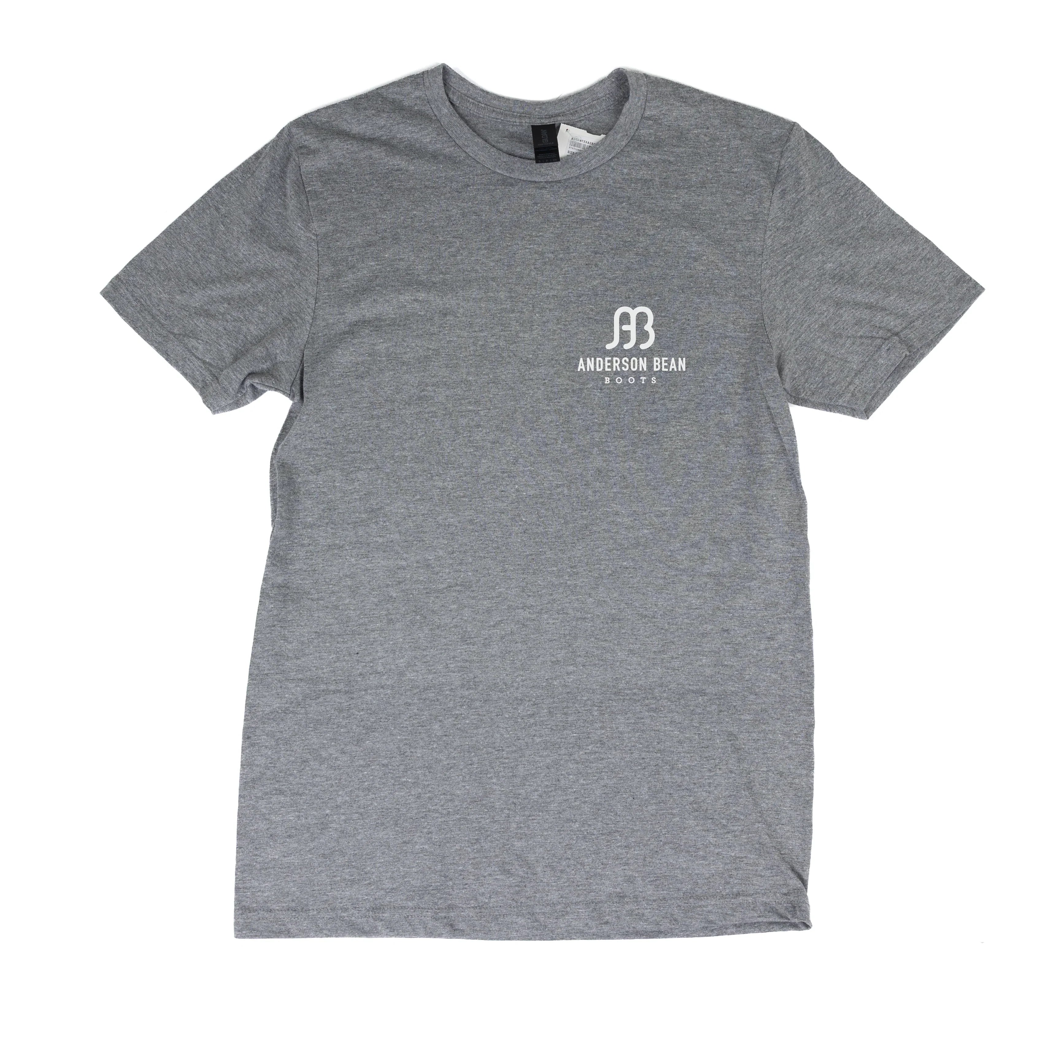 Men's Anderson Bean Short Sleeve Gray Texas Flag Printed T-shirt