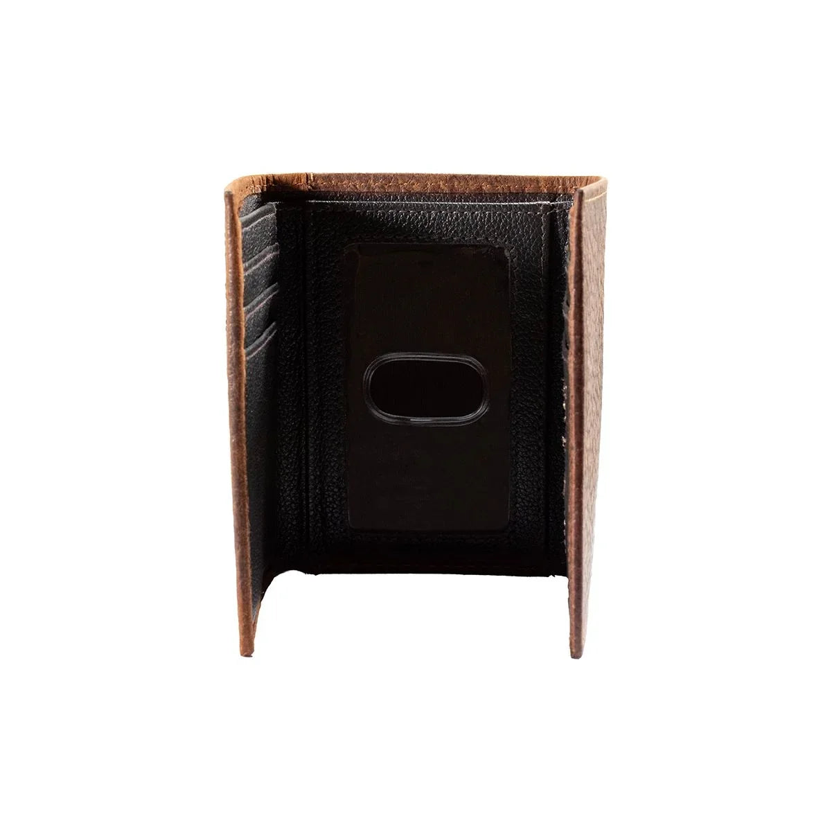 Men's Ariat 100% Leather Brown Trifold Style Wallet A3563402
