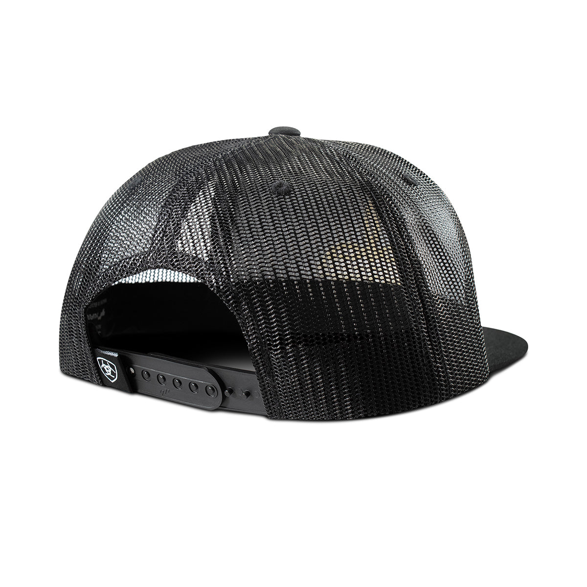 Men's Ariat Black Cap with Boot Stitching A300092201
