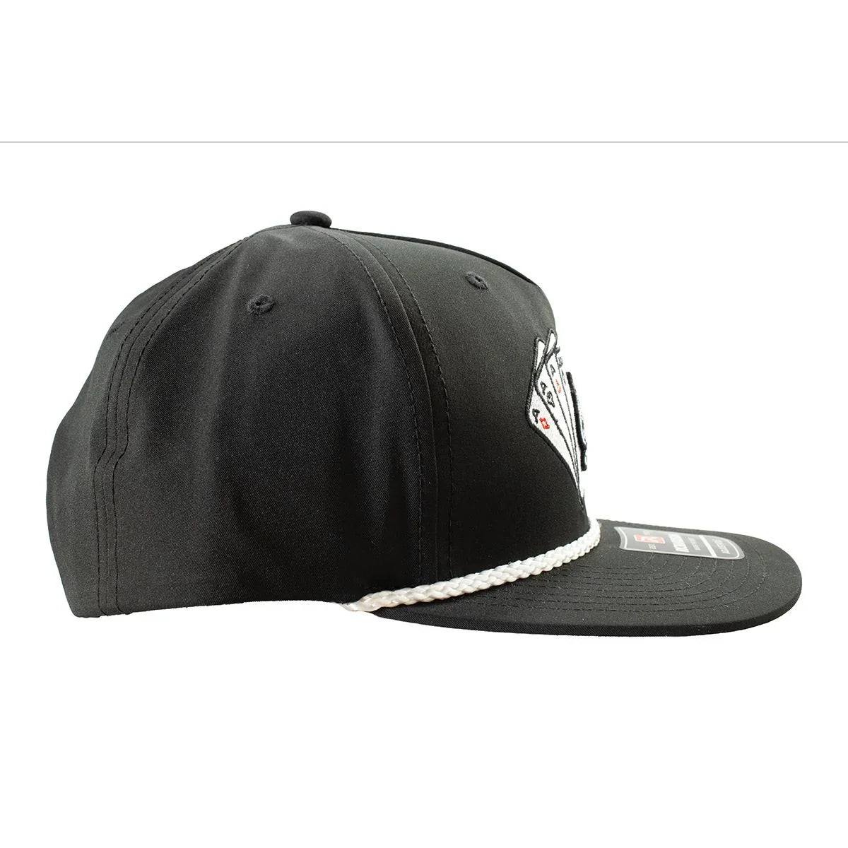 Men's Ariat Black Embroidered Ace Playing Cards Cap A300086901
