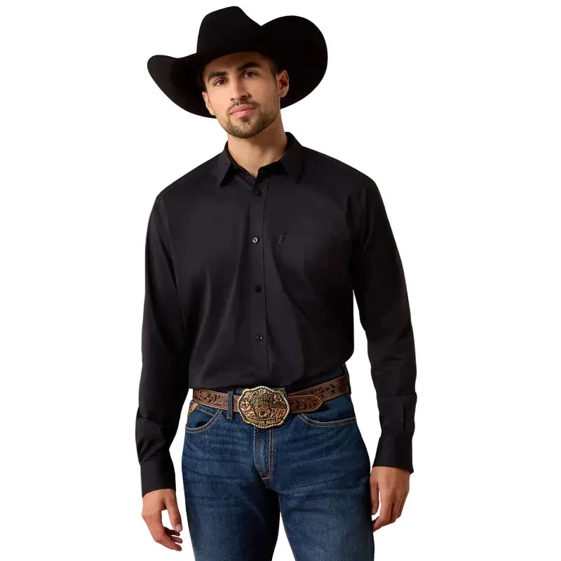 Men's Ariat Black Everything Classic Fit Shirt 10071100
