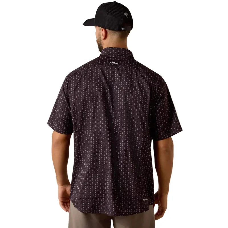 Men's Ariat Black Printed VentTEK Classic Fit Shirt 10073431