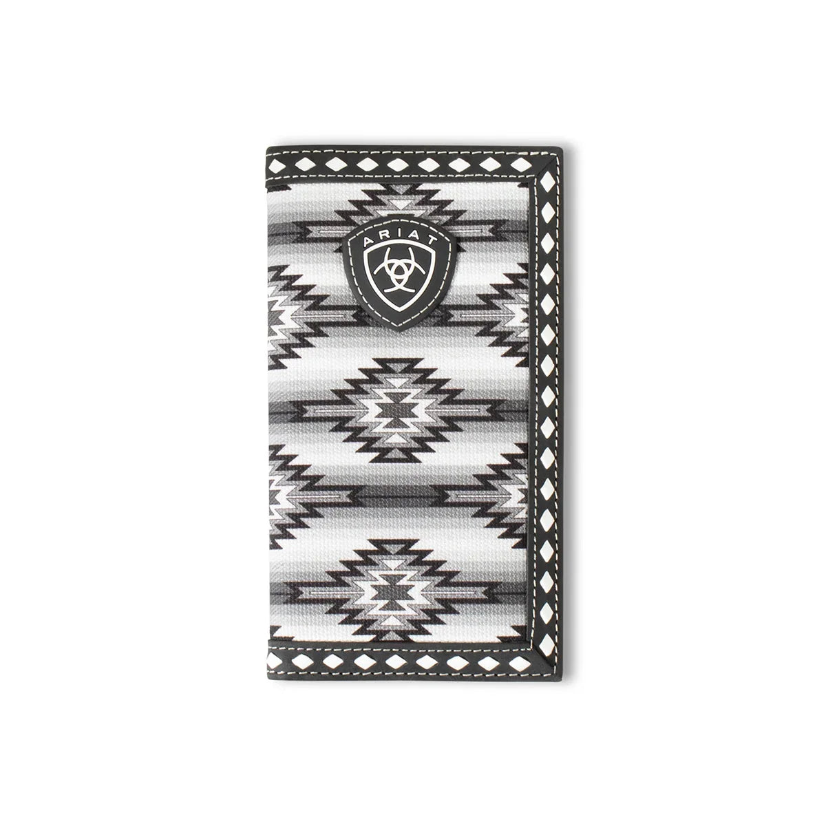 Men's Ariat Black Rodeo Style Wallet A3558801 - Crazy House Western Wear
