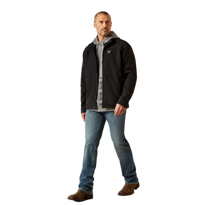 Men's Ariat Black Vernon Softshell Jacket 10062596