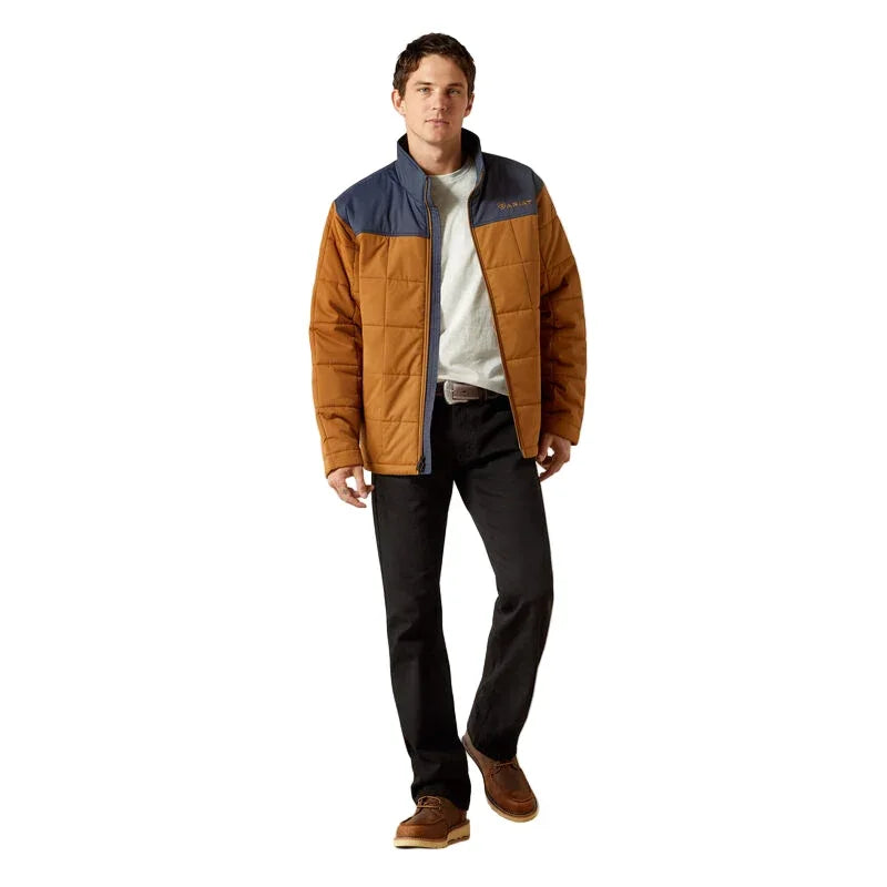 Men's Ariat Blue and Khaki Crius Insulated Jacket 10062548