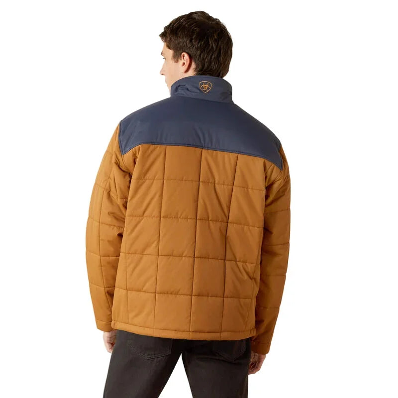 Men's Ariat Blue and Khaki Crius Insulated Jacket 10062548