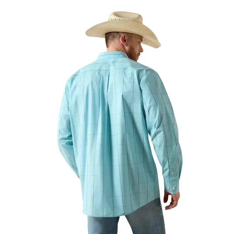Men's Ariat Blue Pro Series Platt Classic Fit Shirt 10071577