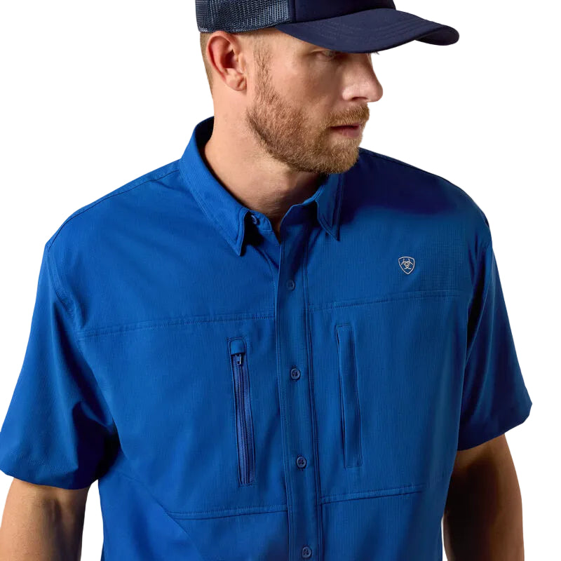 Men's Ariat Blue Quartz VentTEK Classic FIt Shirt 10071430