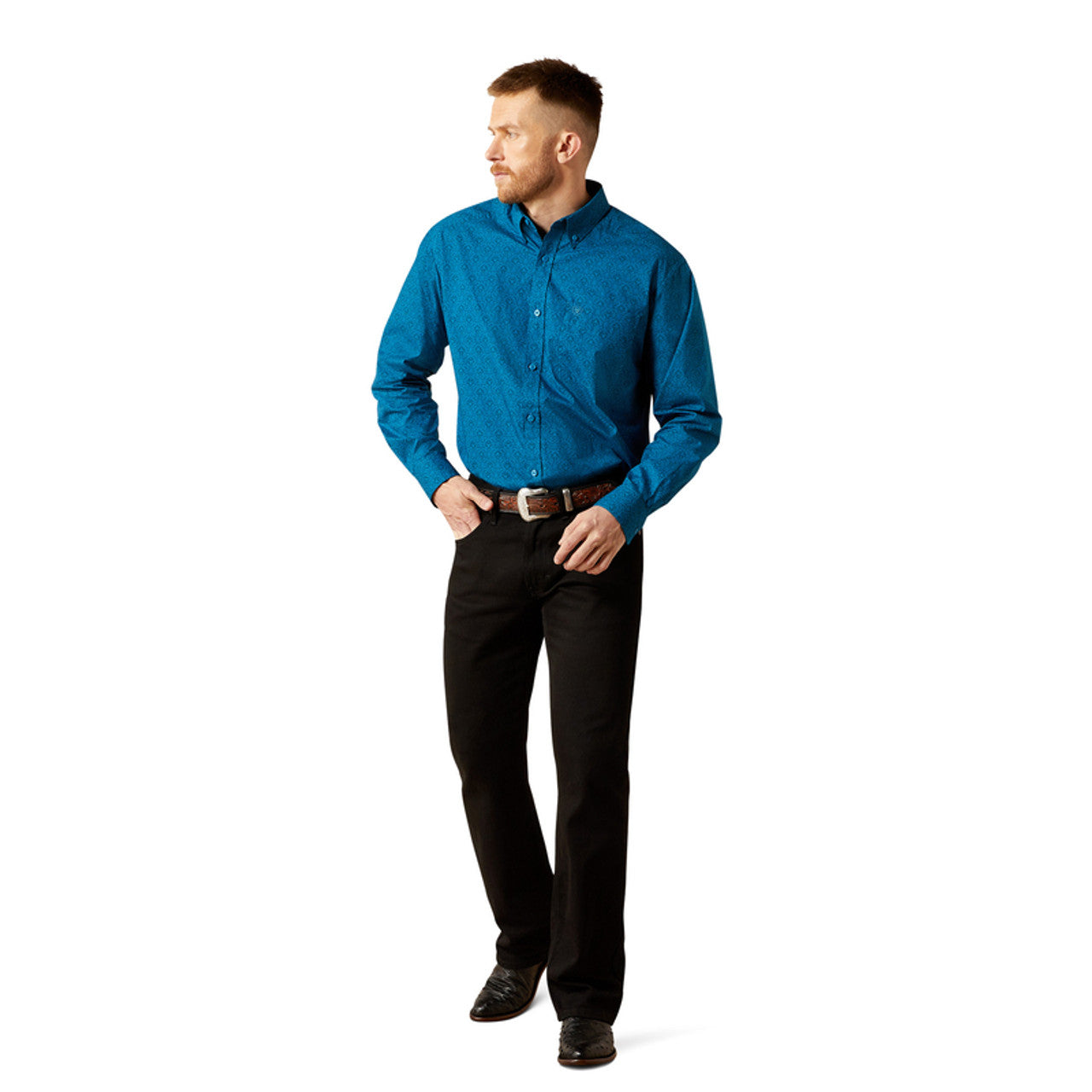 Men's Ariat Blue Terrell Classic Fit Shirt