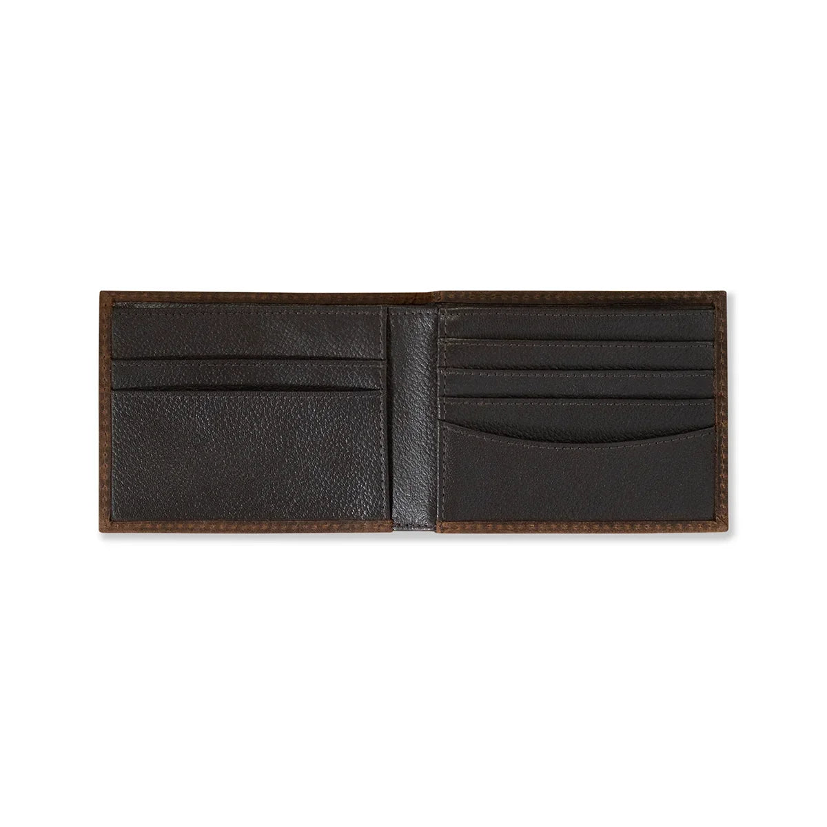 Men's Ariat Brown Bull Hide Leather Wallet A3554502 - Crazy House Western Wear