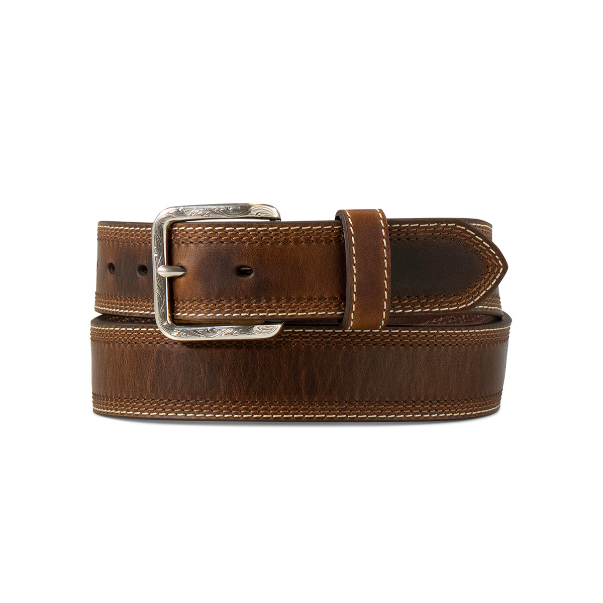 Men's Ariat Brown Genuine Leather Belt A1043102