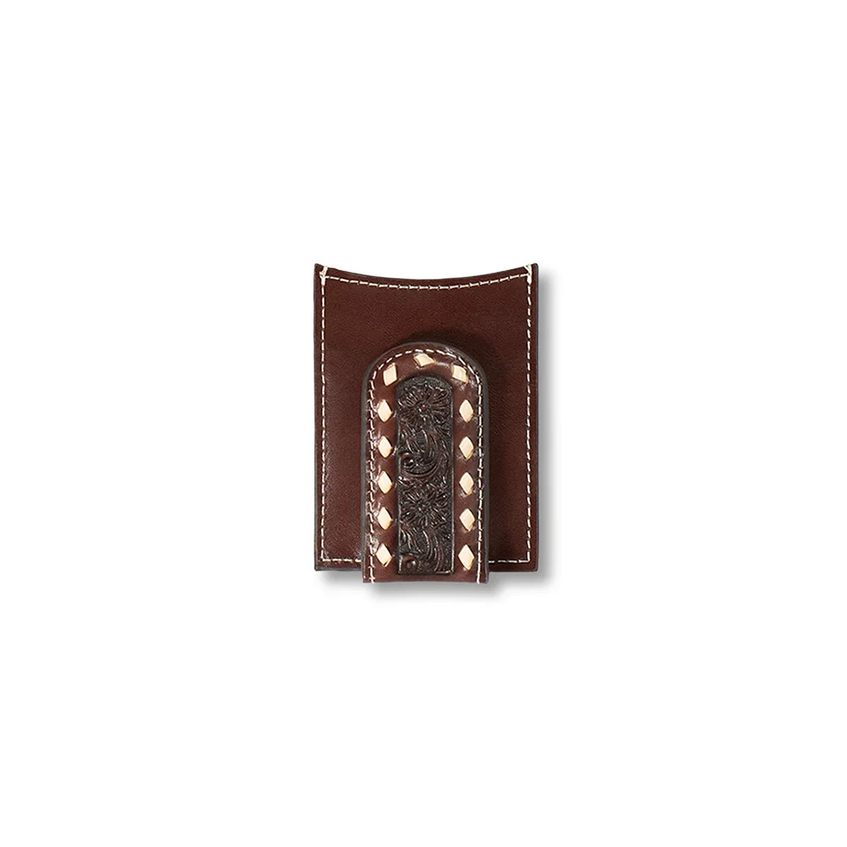 Men's Ariat Brown Money Clip Style Wallet A3558302 - Crazy House Western Wear